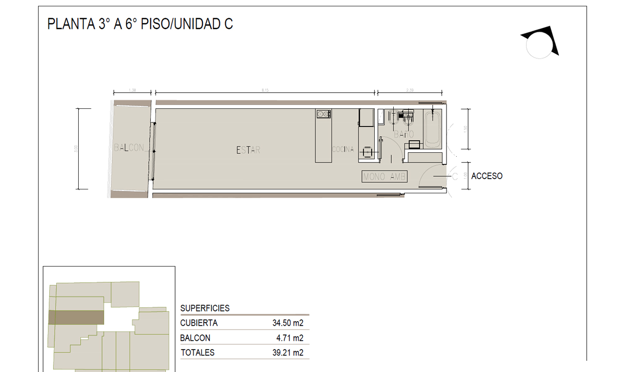 Justo Bait Monoambiente
